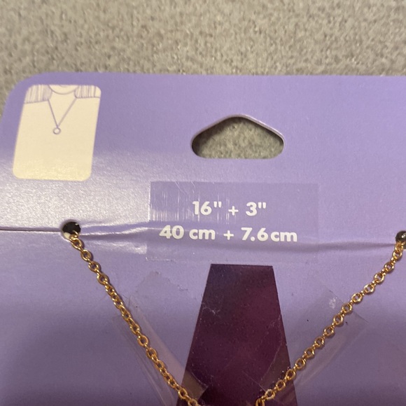 Claire's Letter A Necklace - Picture 4 of 4